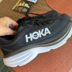 Black HOKA One Running Shoes